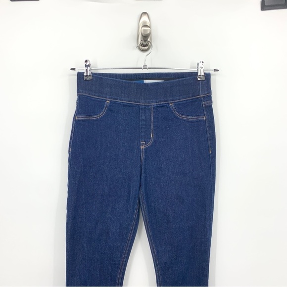 Old Navy Women 4 Jeans Dark Wash Denim Pants Skinny Jegging Mid Rise Pull On - Picture 2 of 7